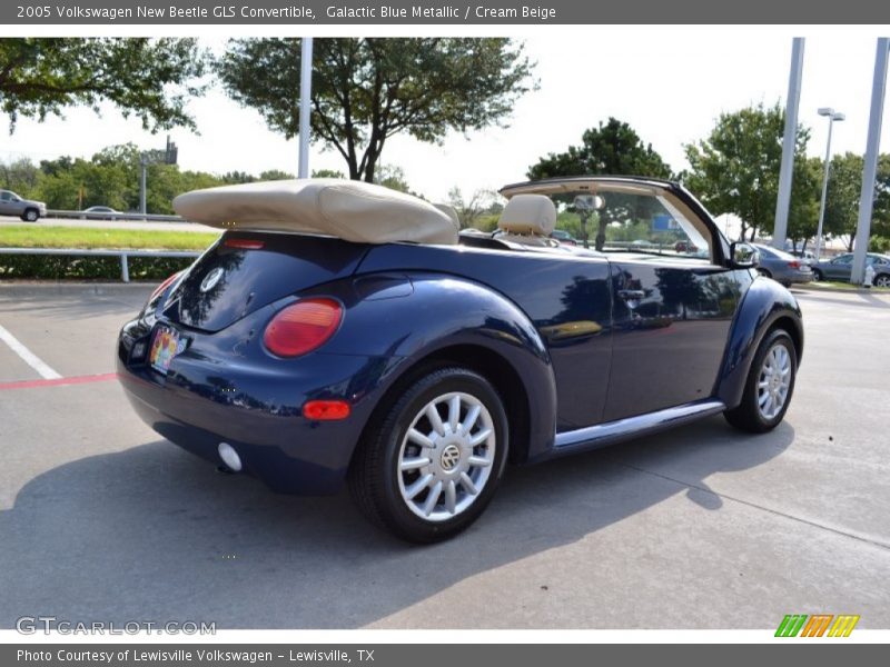 Galactic Blue Metallic / Cream Beige 2005 Volkswagen New Beetle GLS Convertible