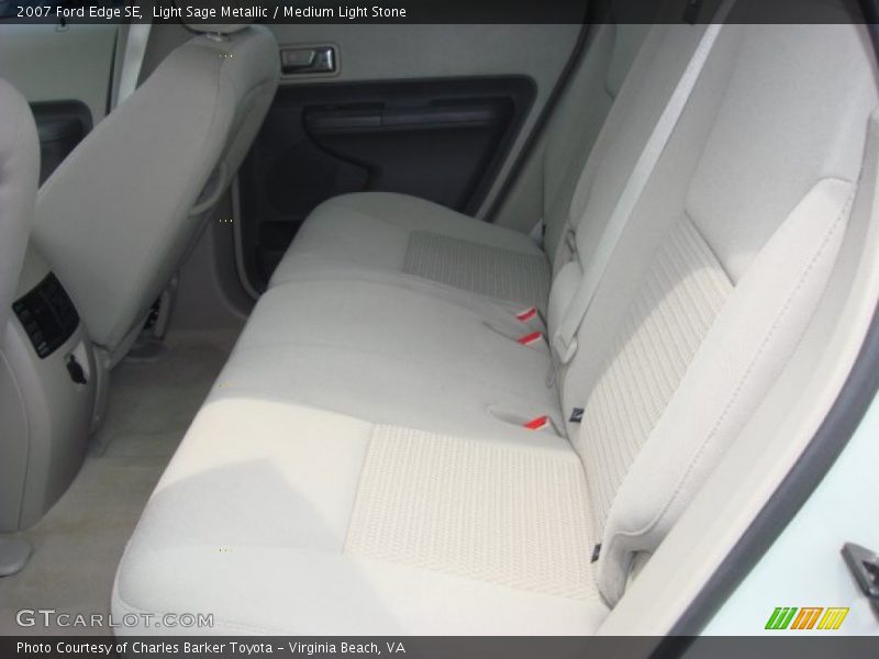 Light Sage Metallic / Medium Light Stone 2007 Ford Edge SE