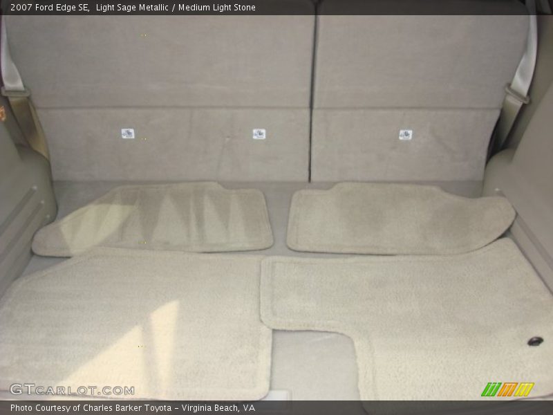Light Sage Metallic / Medium Light Stone 2007 Ford Edge SE