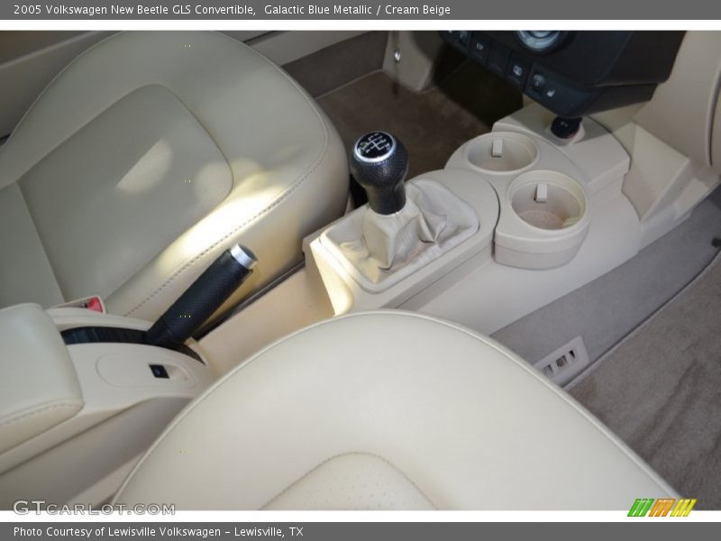 Galactic Blue Metallic / Cream Beige 2005 Volkswagen New Beetle GLS Convertible