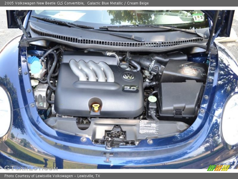 Galactic Blue Metallic / Cream Beige 2005 Volkswagen New Beetle GLS Convertible