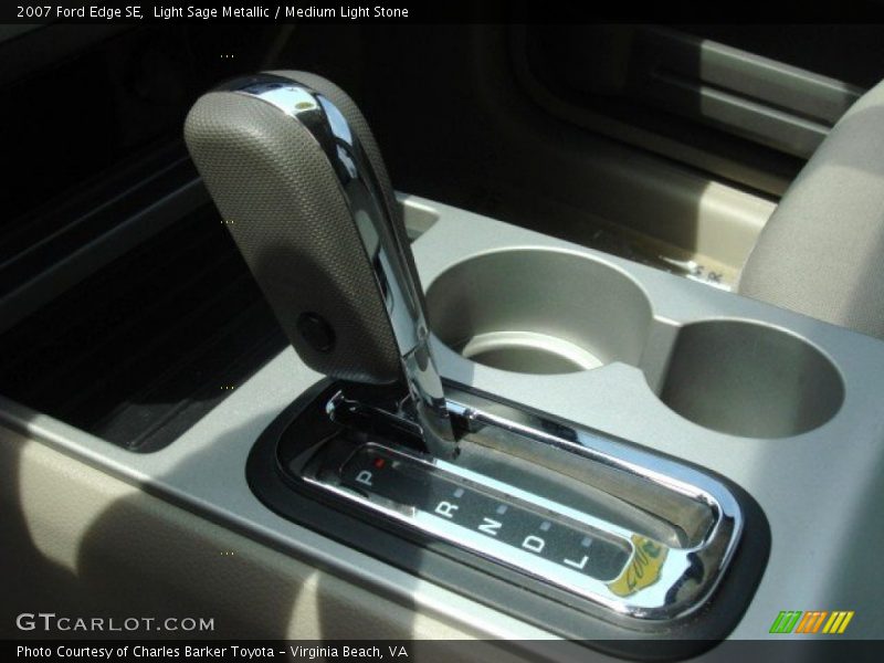 Light Sage Metallic / Medium Light Stone 2007 Ford Edge SE