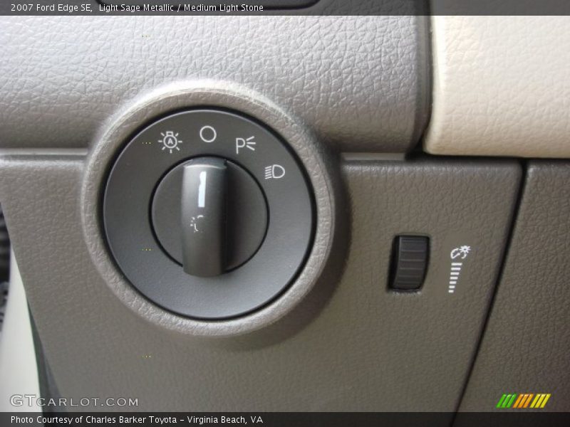 Light Sage Metallic / Medium Light Stone 2007 Ford Edge SE