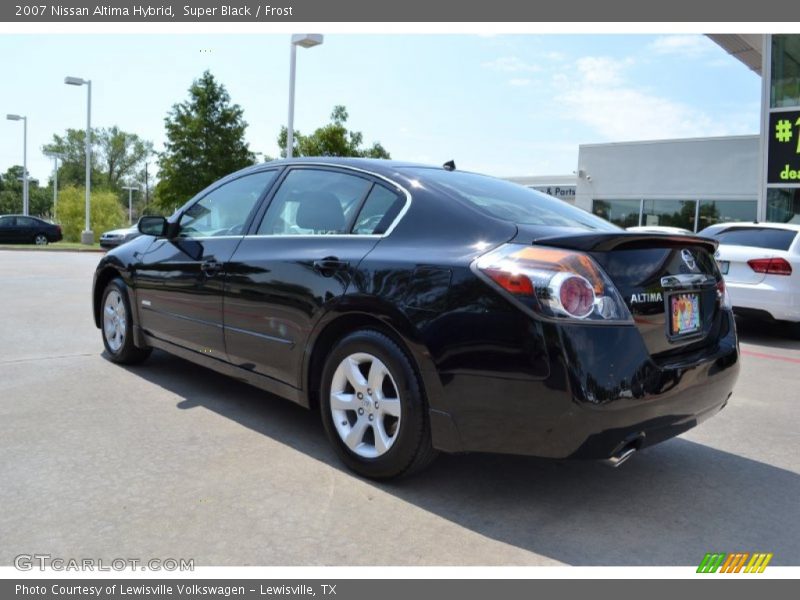 Super Black / Frost 2007 Nissan Altima Hybrid