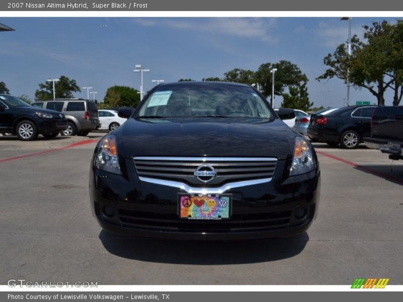 Super Black / Frost 2007 Nissan Altima Hybrid