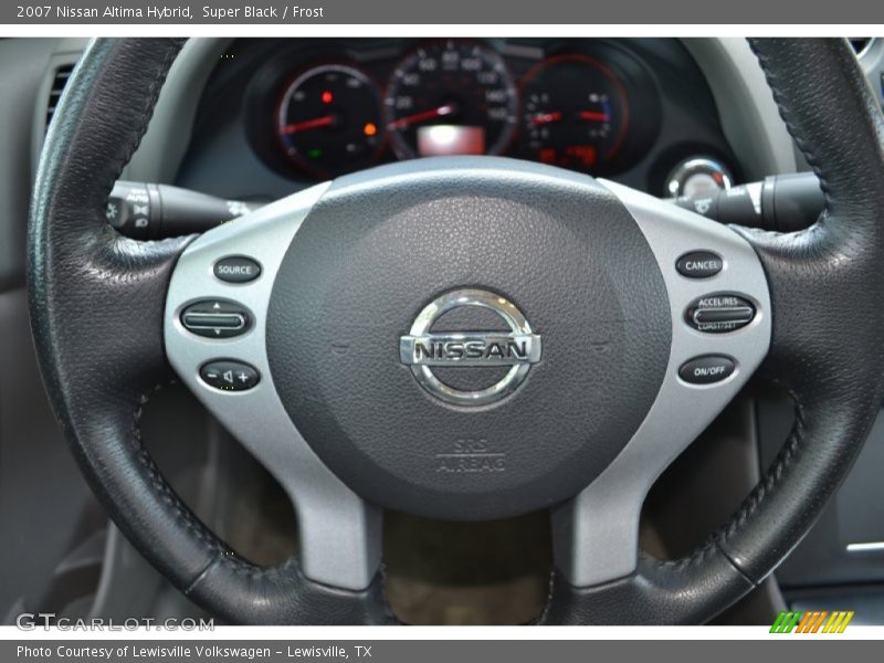 Super Black / Frost 2007 Nissan Altima Hybrid