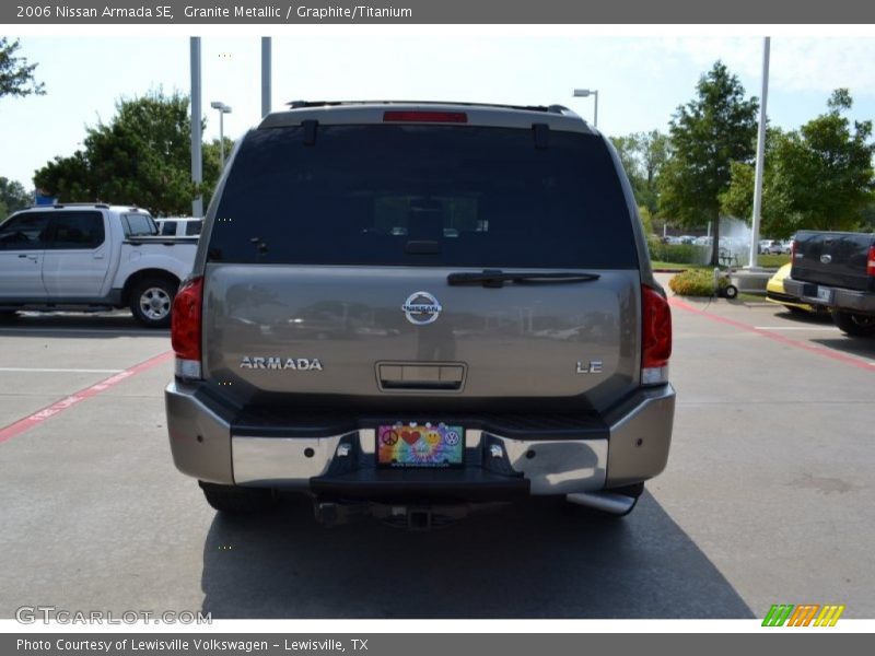 Granite Metallic / Graphite/Titanium 2006 Nissan Armada SE