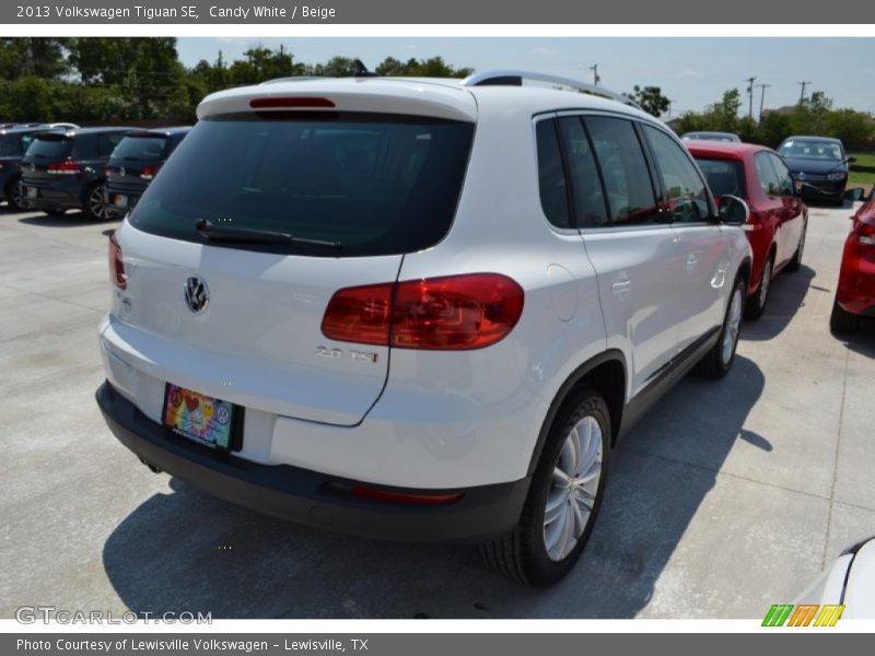 Candy White / Beige 2013 Volkswagen Tiguan SE