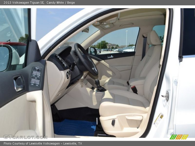 Candy White / Beige 2013 Volkswagen Tiguan SE