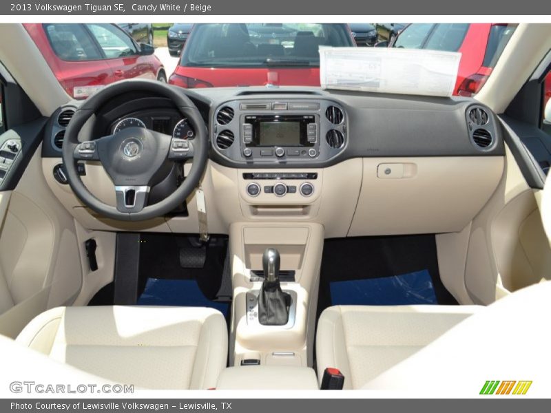 Candy White / Beige 2013 Volkswagen Tiguan SE