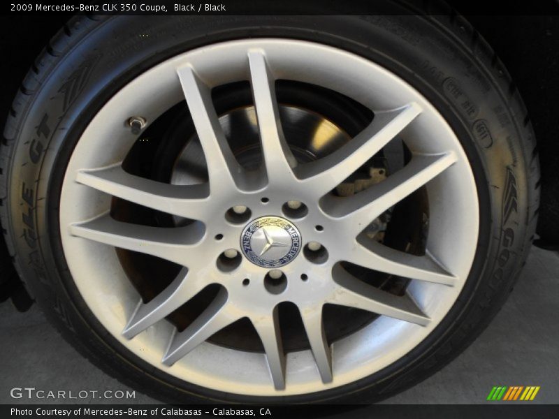 Black / Black 2009 Mercedes-Benz CLK 350 Coupe