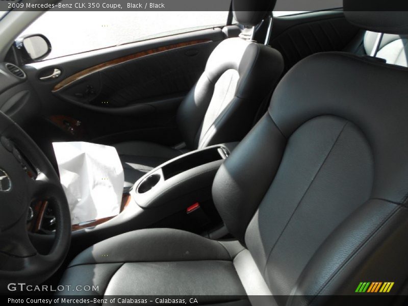 Black / Black 2009 Mercedes-Benz CLK 350 Coupe