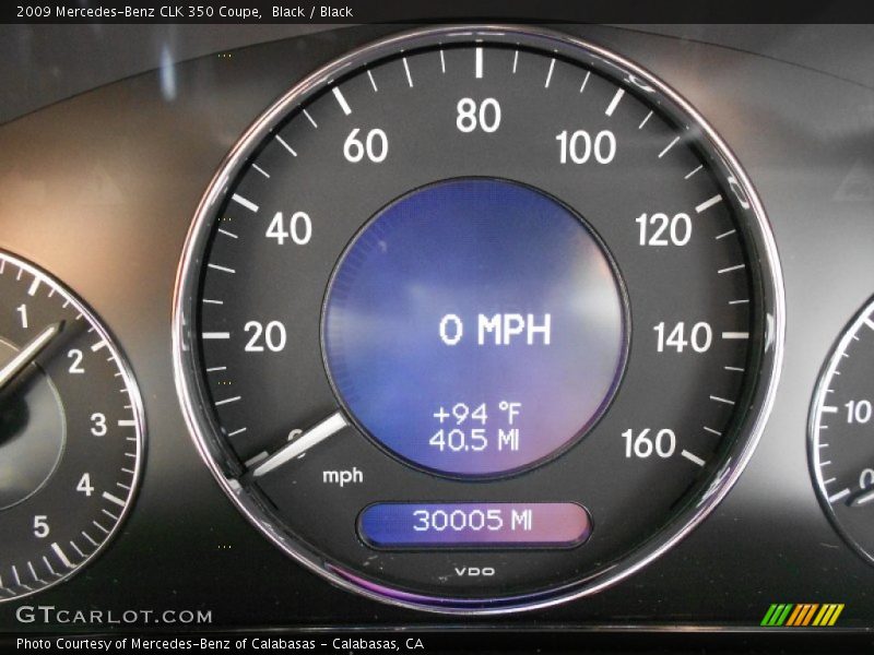 Black / Black 2009 Mercedes-Benz CLK 350 Coupe