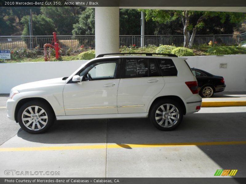 Arctic White / Black 2010 Mercedes-Benz GLK 350
