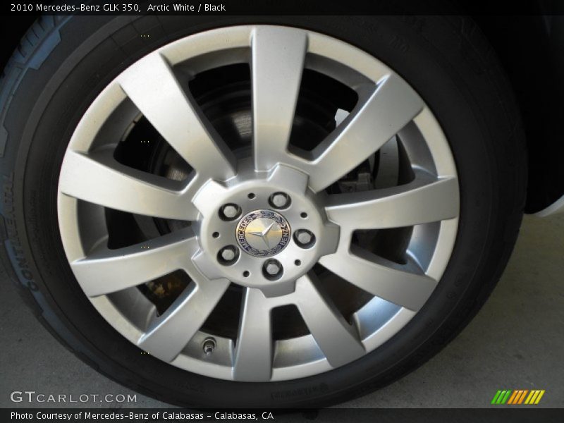 Arctic White / Black 2010 Mercedes-Benz GLK 350