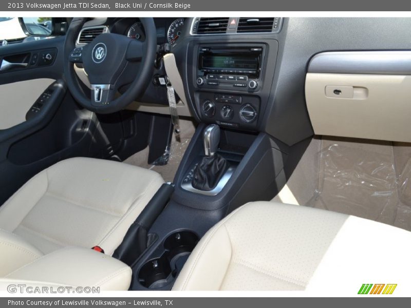 Black Uni / Cornsilk Beige 2013 Volkswagen Jetta TDI Sedan