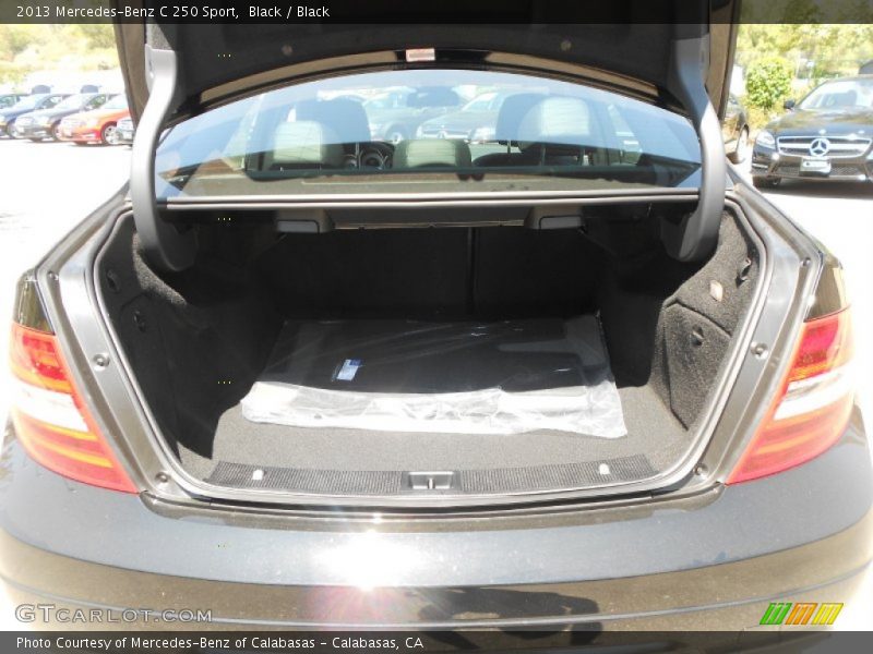 Black / Black 2013 Mercedes-Benz C 250 Sport