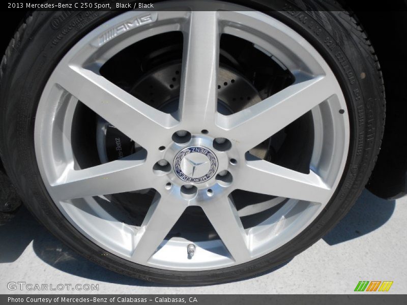 Black / Black 2013 Mercedes-Benz C 250 Sport