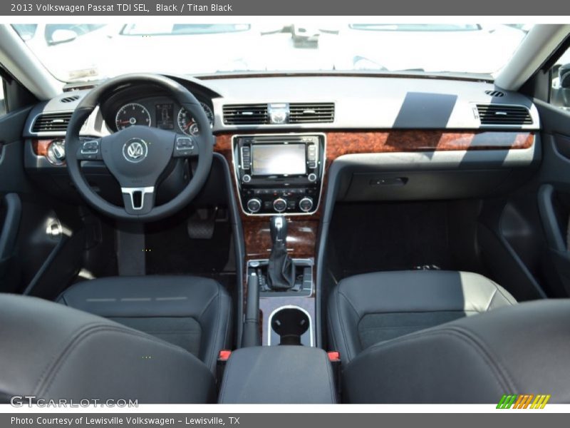 Black / Titan Black 2013 Volkswagen Passat TDI SEL