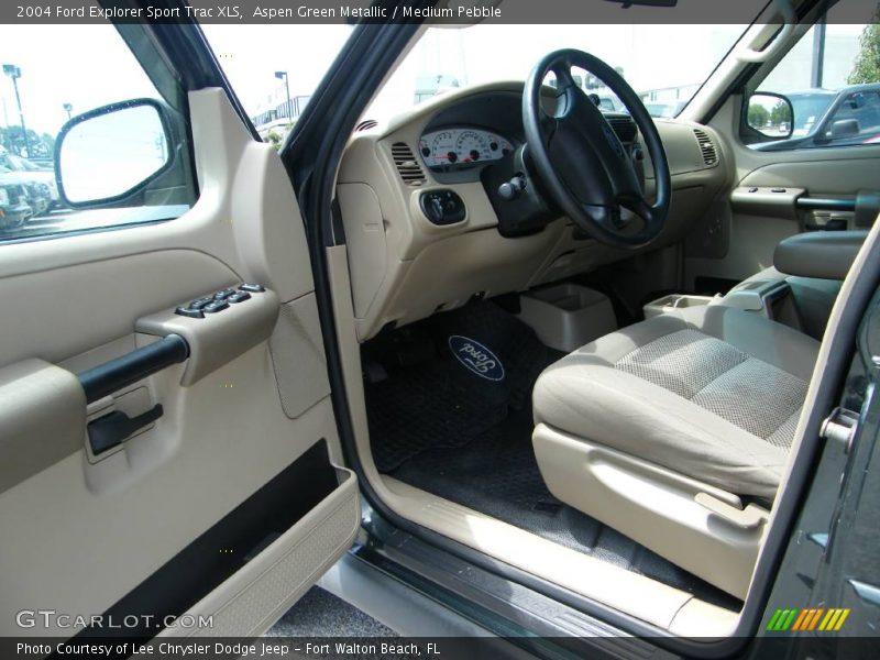 Aspen Green Metallic / Medium Pebble 2004 Ford Explorer Sport Trac XLS