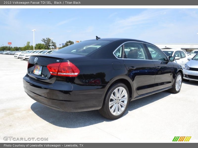 Black / Titan Black 2013 Volkswagen Passat TDI SEL