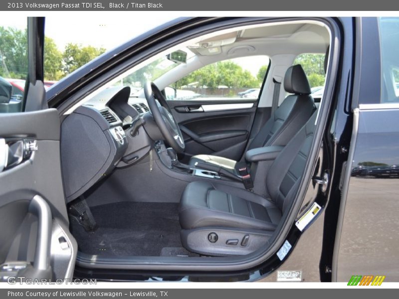 Black / Titan Black 2013 Volkswagen Passat TDI SEL
