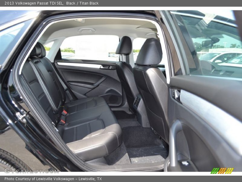 Black / Titan Black 2013 Volkswagen Passat TDI SEL