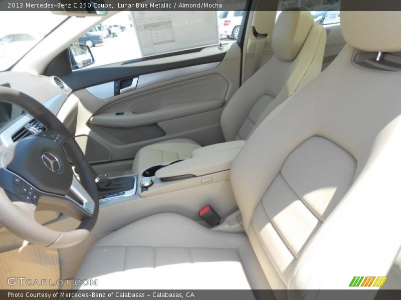 Lunar Blue Metallic / Almond/Mocha 2013 Mercedes-Benz C 250 Coupe