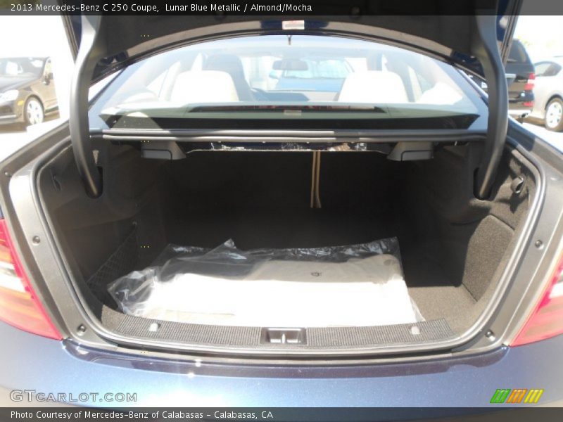 Lunar Blue Metallic / Almond/Mocha 2013 Mercedes-Benz C 250 Coupe