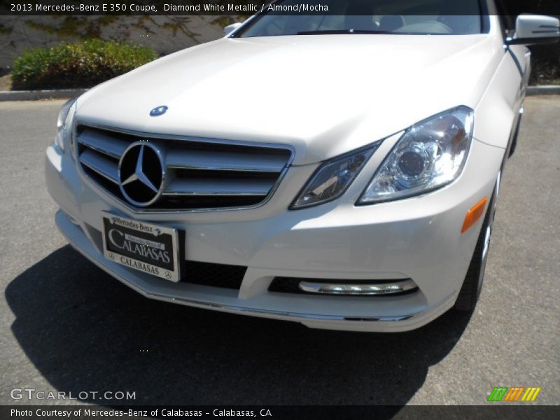 Diamond White Metallic / Almond/Mocha 2013 Mercedes-Benz E 350 Coupe