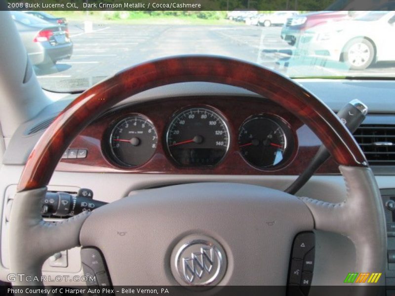 Dark Crimson Metallic / Cocoa/Cashmere 2008 Buick Lucerne CXL