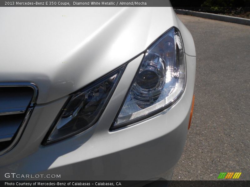 Diamond White Metallic / Almond/Mocha 2013 Mercedes-Benz E 350 Coupe