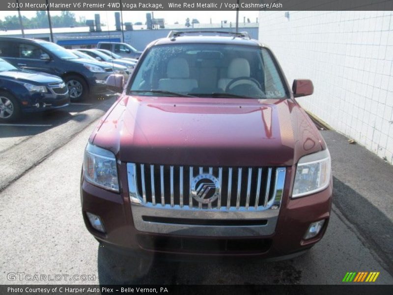 Wine Red Metallic / Voga Cashmere/Ash 2010 Mercury Mariner V6 Premier 4WD Voga Package