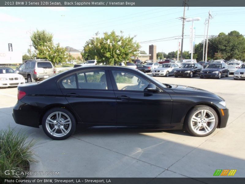 Black Sapphire Metallic / Venetian Beige 2013 BMW 3 Series 328i Sedan