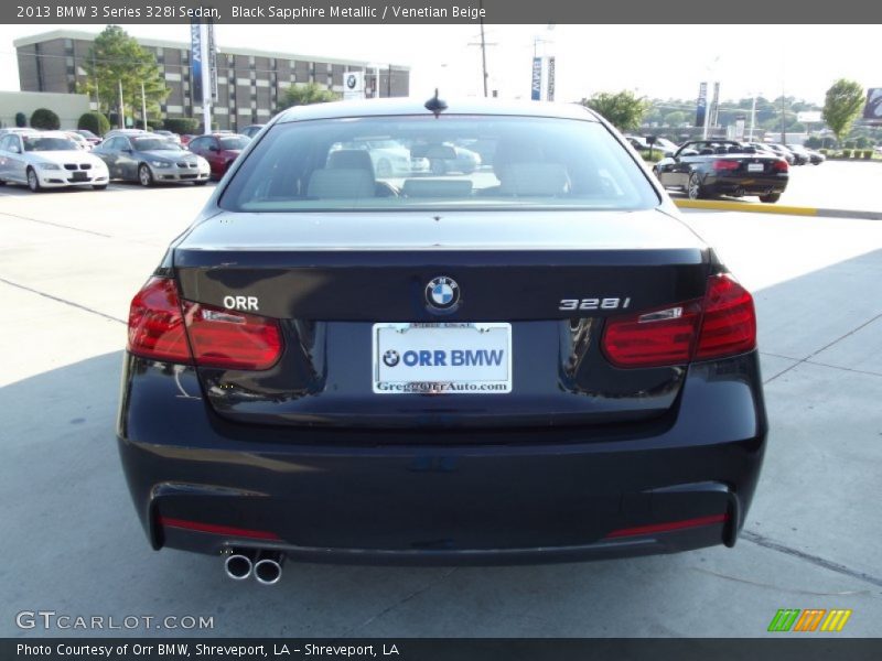 Black Sapphire Metallic / Venetian Beige 2013 BMW 3 Series 328i Sedan