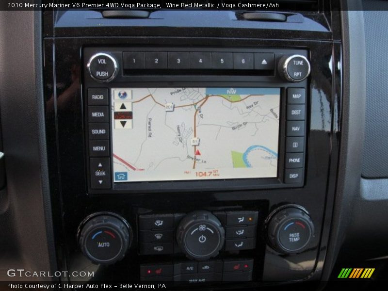 Navigation of 2010 Mariner V6 Premier 4WD Voga Package
