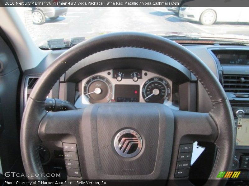  2010 Mariner V6 Premier 4WD Voga Package Steering Wheel