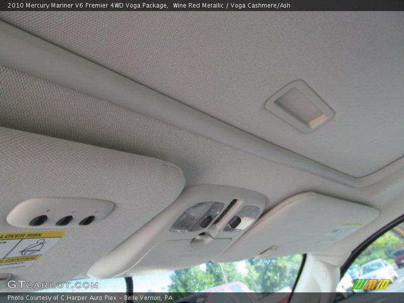 Controls of 2010 Mariner V6 Premier 4WD Voga Package