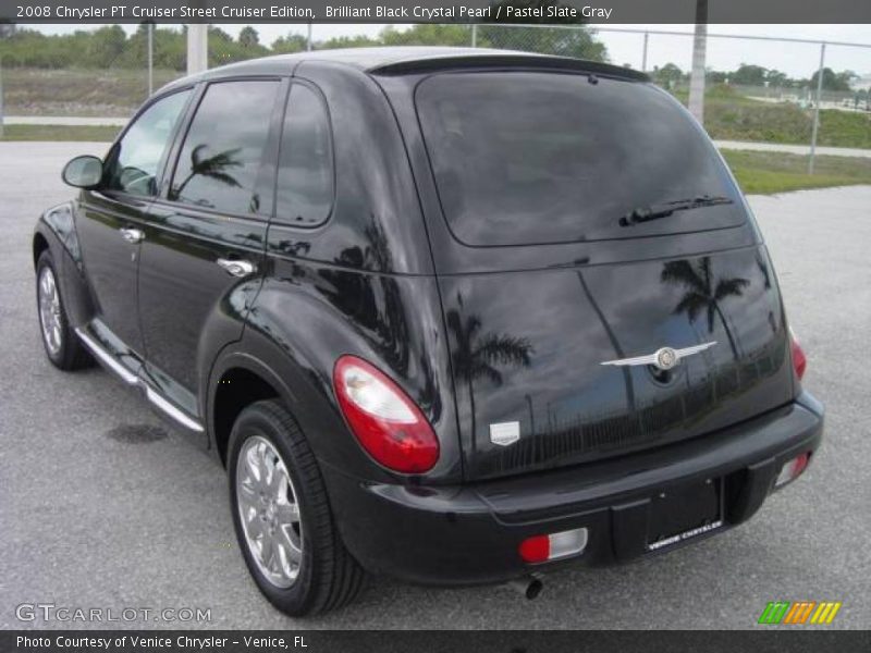 Brilliant Black Crystal Pearl / Pastel Slate Gray 2008 Chrysler PT Cruiser Street Cruiser Edition