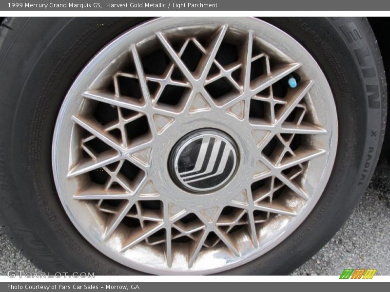 Harvest Gold Metallic / Light Parchment 1999 Mercury Grand Marquis GS