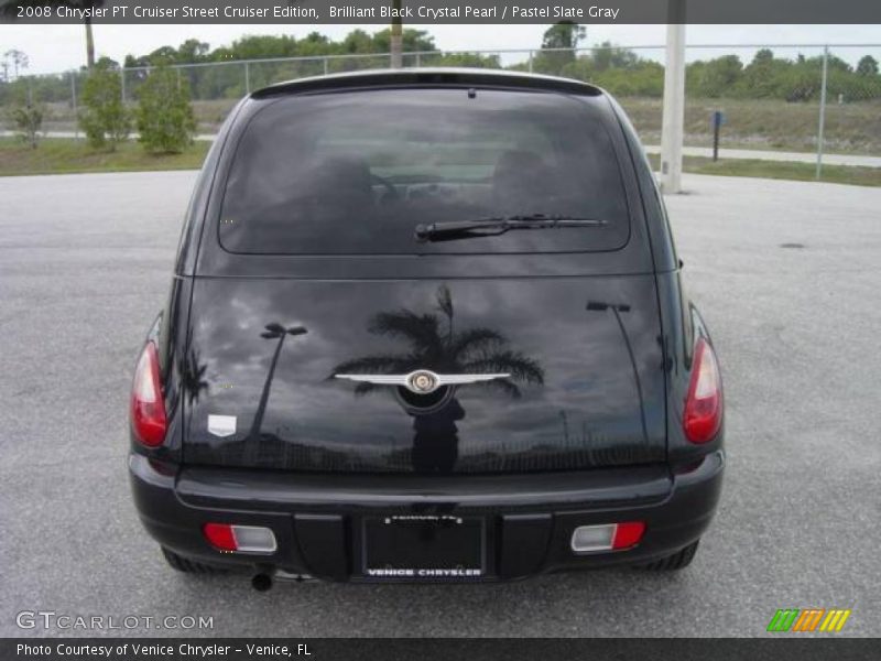 Brilliant Black Crystal Pearl / Pastel Slate Gray 2008 Chrysler PT Cruiser Street Cruiser Edition