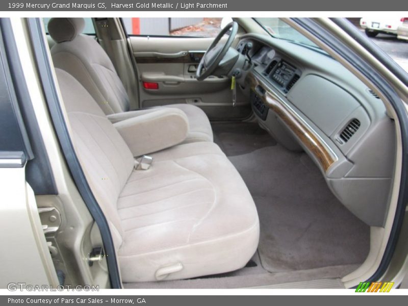 Harvest Gold Metallic / Light Parchment 1999 Mercury Grand Marquis GS