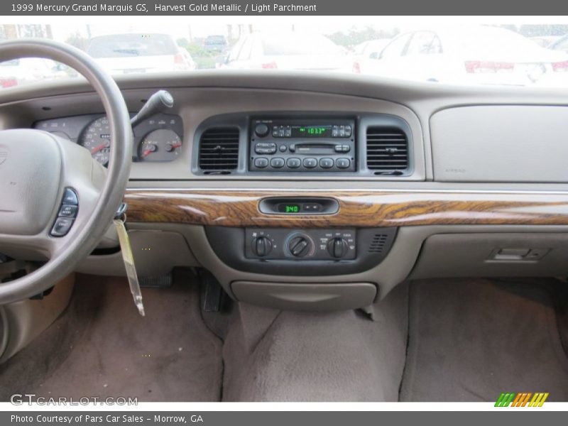 Harvest Gold Metallic / Light Parchment 1999 Mercury Grand Marquis GS