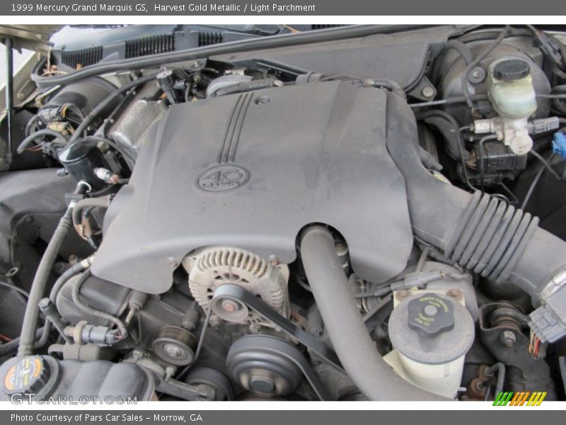 Harvest Gold Metallic / Light Parchment 1999 Mercury Grand Marquis GS