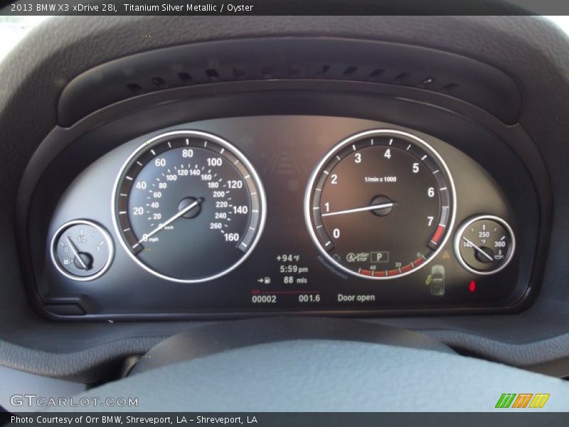  2013 X3 xDrive 28i xDrive 28i Gauges