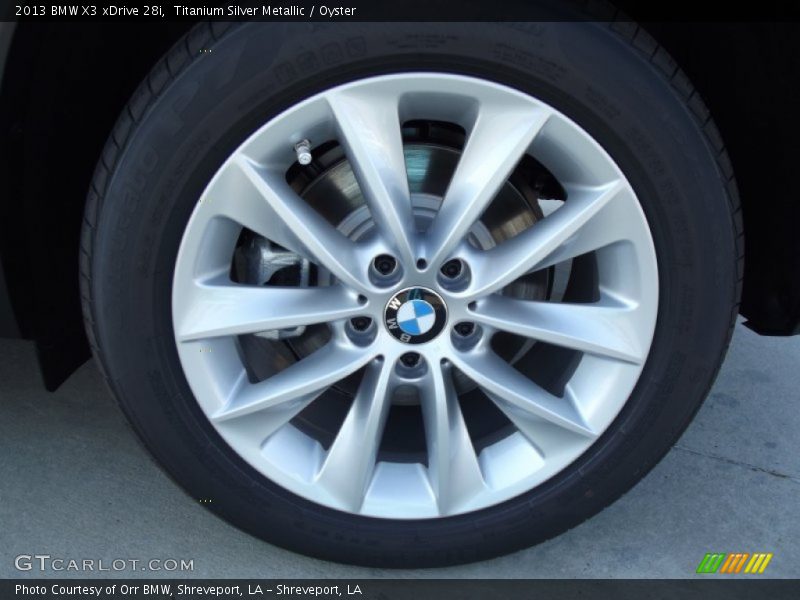  2013 X3 xDrive 28i Wheel