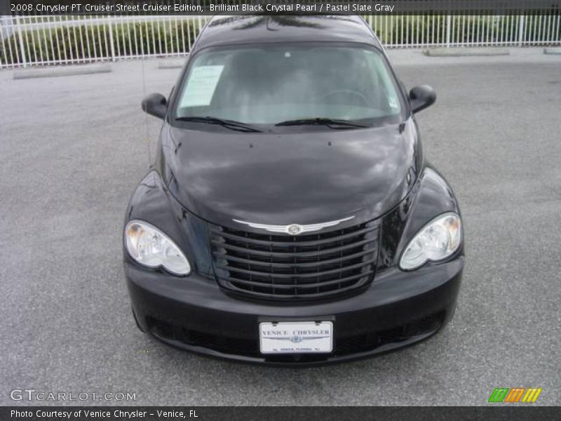 Brilliant Black Crystal Pearl / Pastel Slate Gray 2008 Chrysler PT Cruiser Street Cruiser Edition