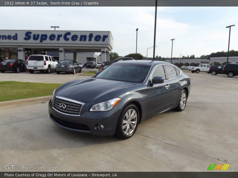 Storm Front Gray / Graphite 2012 Infiniti M 37 Sedan