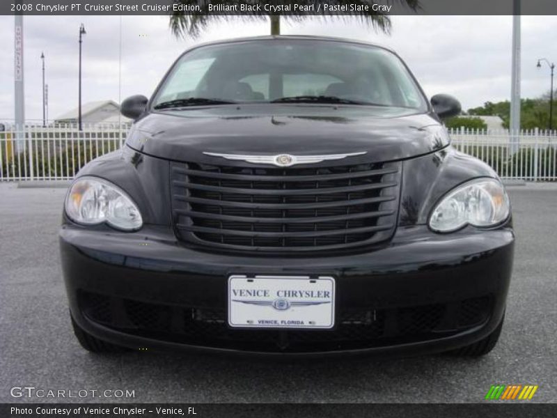 Brilliant Black Crystal Pearl / Pastel Slate Gray 2008 Chrysler PT Cruiser Street Cruiser Edition