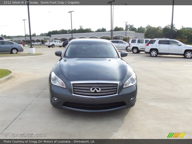 Storm Front Gray / Graphite 2012 Infiniti M 37 Sedan